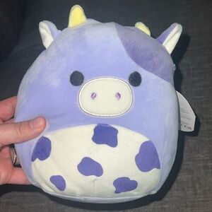NWT 8” Bubba Purple Cow Squishmallow
